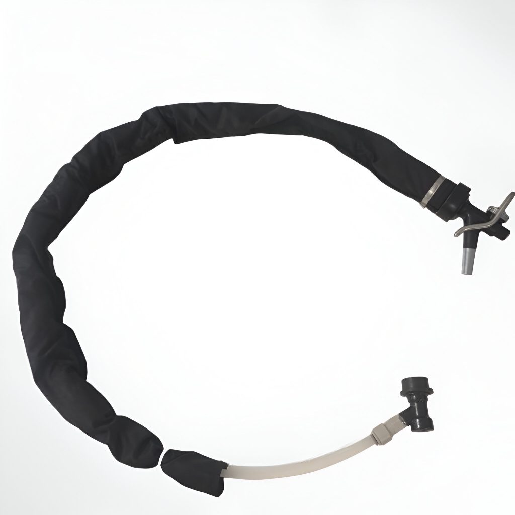 Pistolet de distribution avec compensateur intégré, housse et connectique pour sac DraftGo, Innov Back Pack.