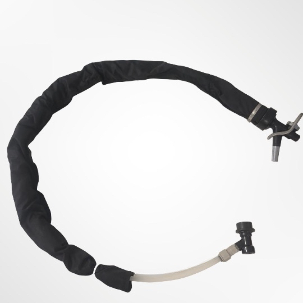 Pistolet de distribution avec compensateur intégré, housse et connectique pour sac DraftGo, Innov Back Pack.